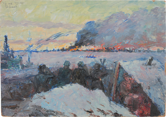 Емельянов Евгений Михайлович. Сражение